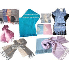 Cashmere Um grau Woven Scarf Xaile Shawl